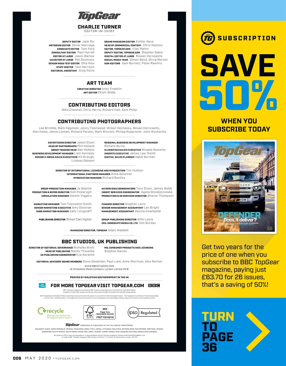 BBC Top Gear Magazine Preview Pages