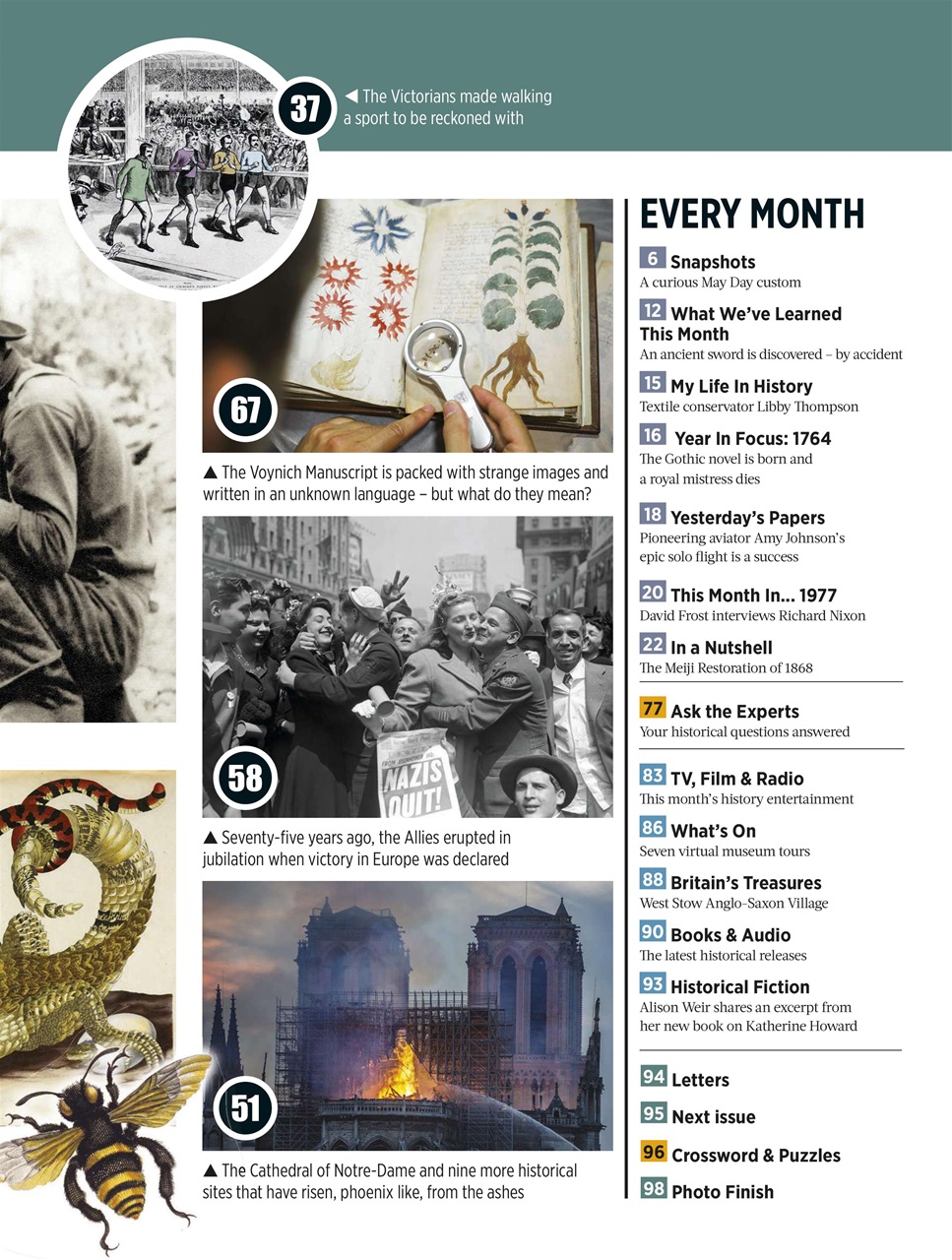BBC History Revealed Magazine Preview Pages