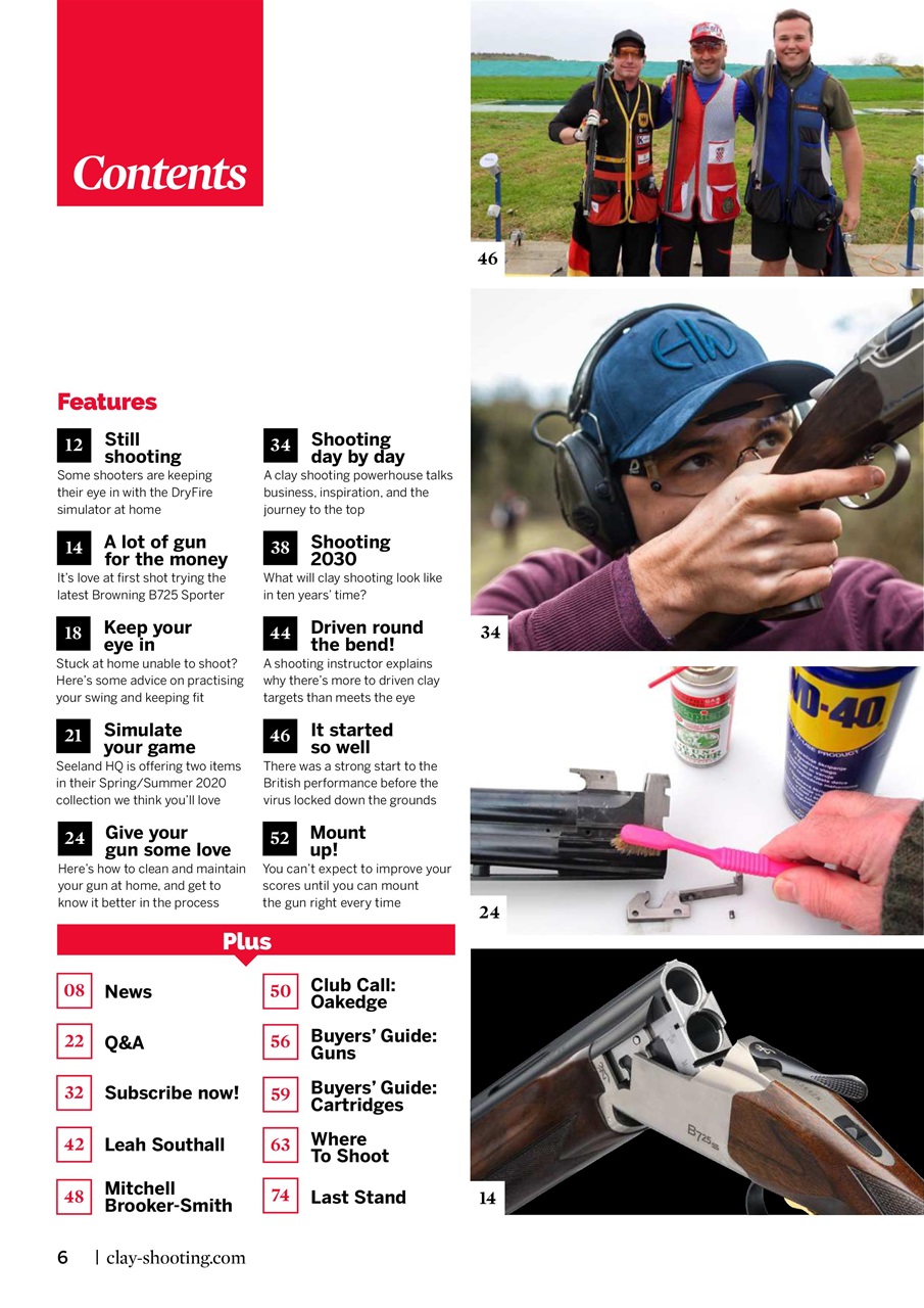 Clay Shooting Preview Pages