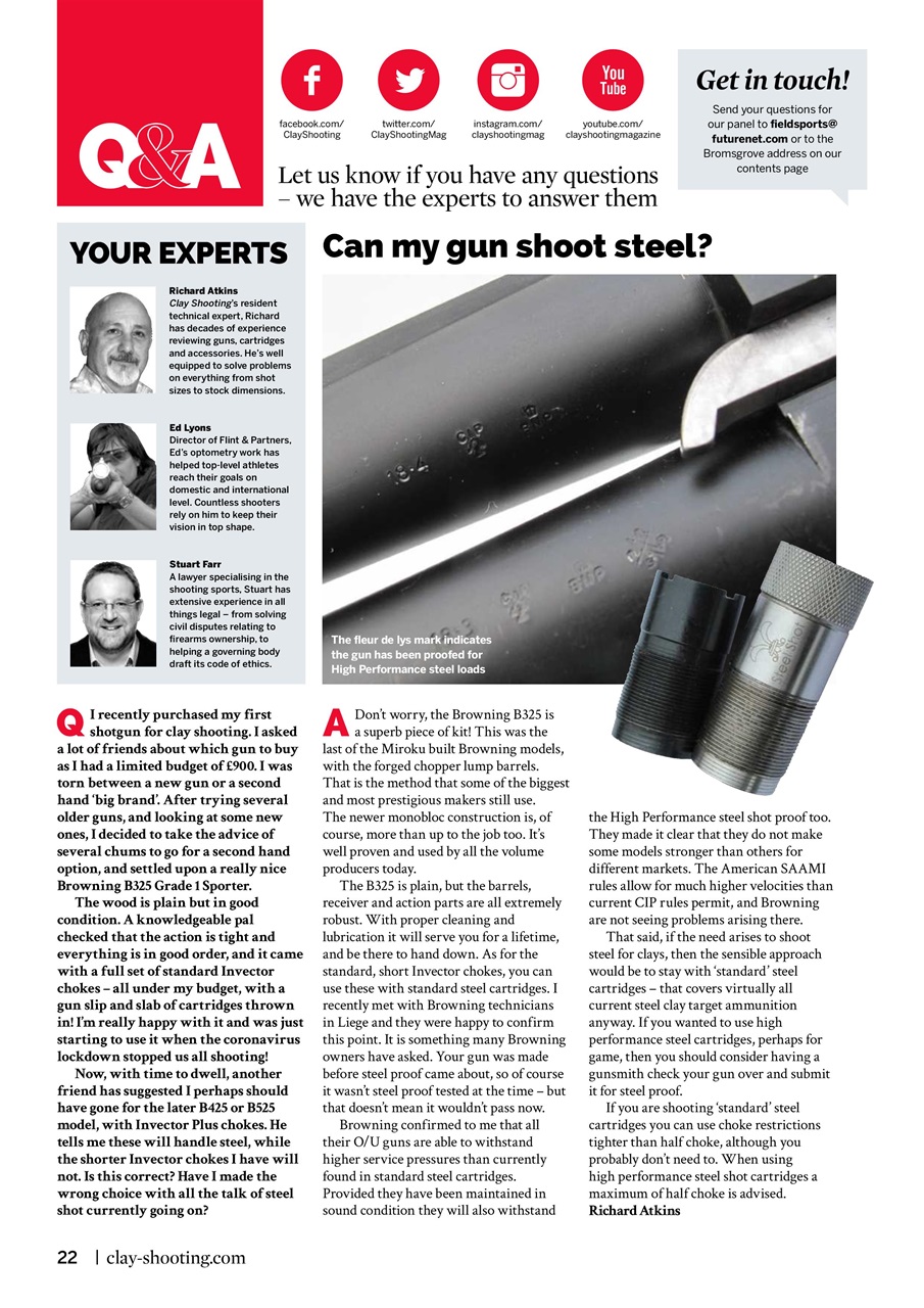 Clay Shooting Preview Pages