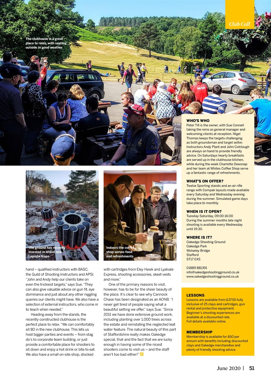 Clay Shooting Preview Pages