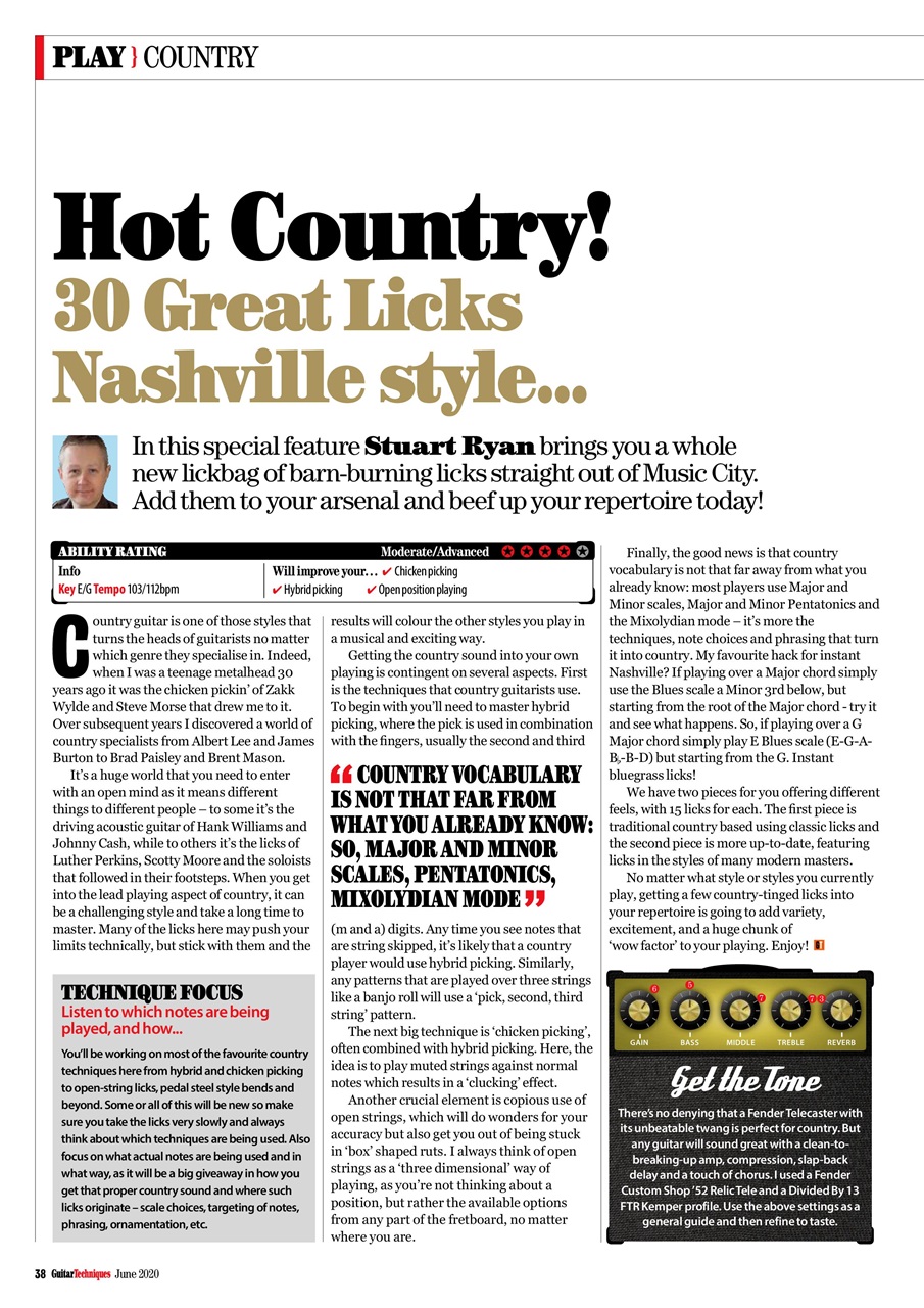 Guitar Techniques Preview Pages