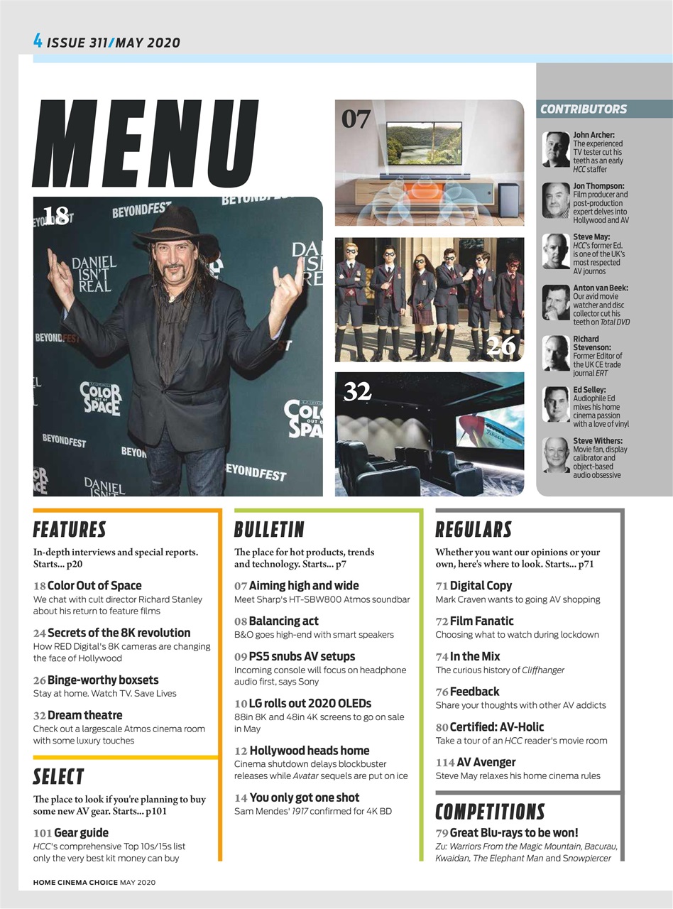Home Cinema Choice Preview Pages