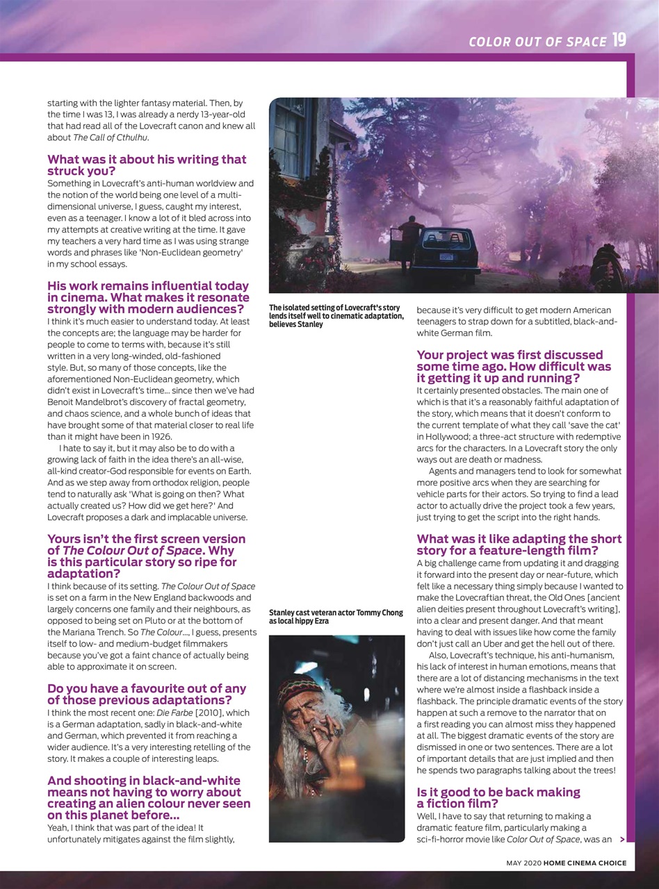 Home Cinema Choice Preview Pages