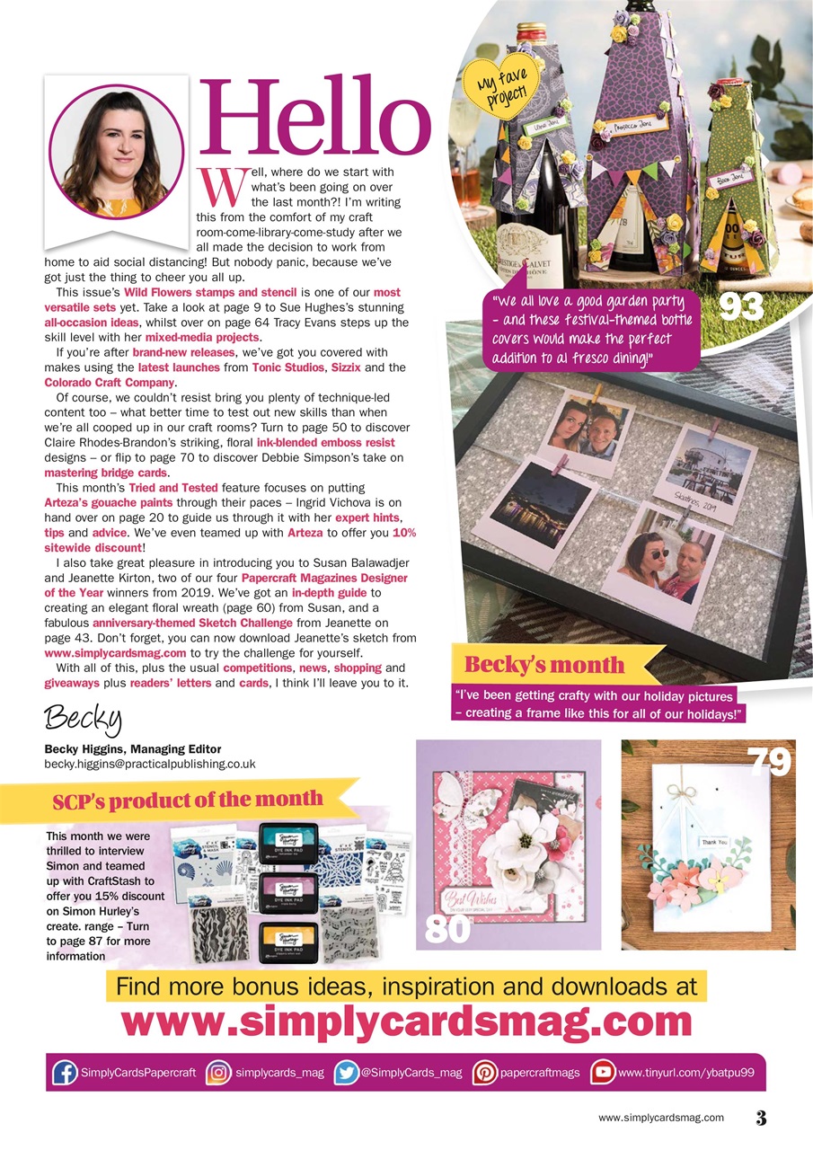 Simply Cards & Papercraft Preview Pages