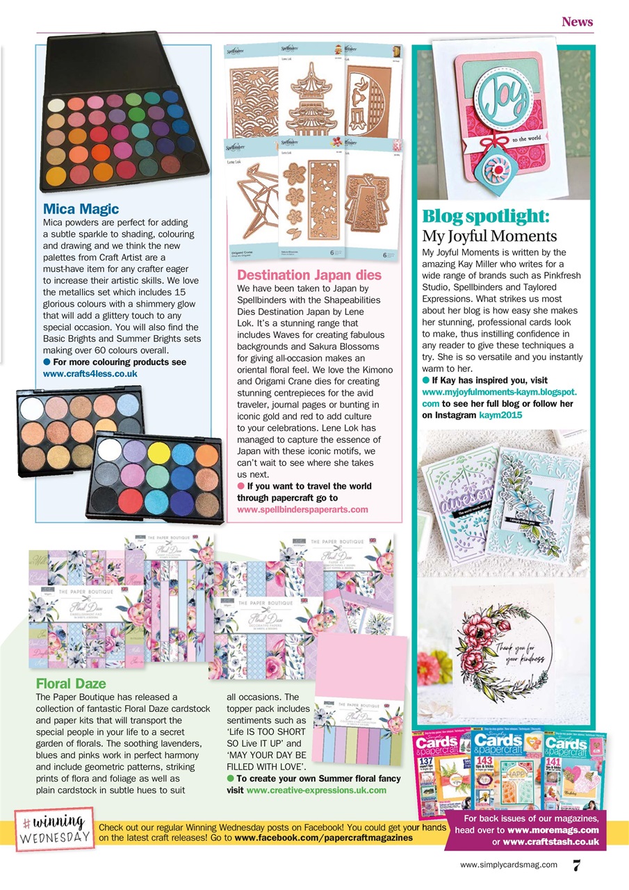 Simply Cards & Papercraft Preview Pages