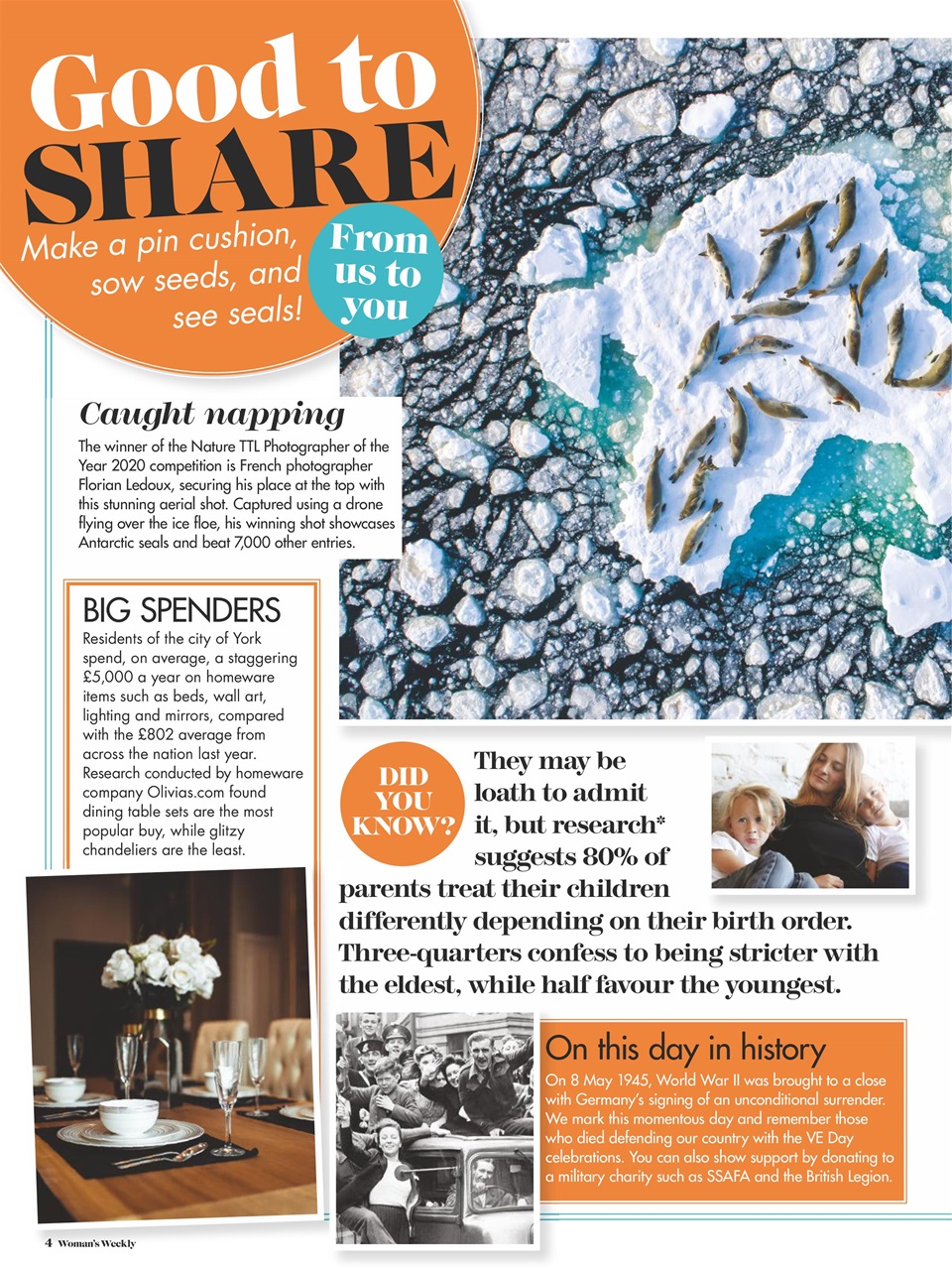 Woman's Weekly Preview Pages