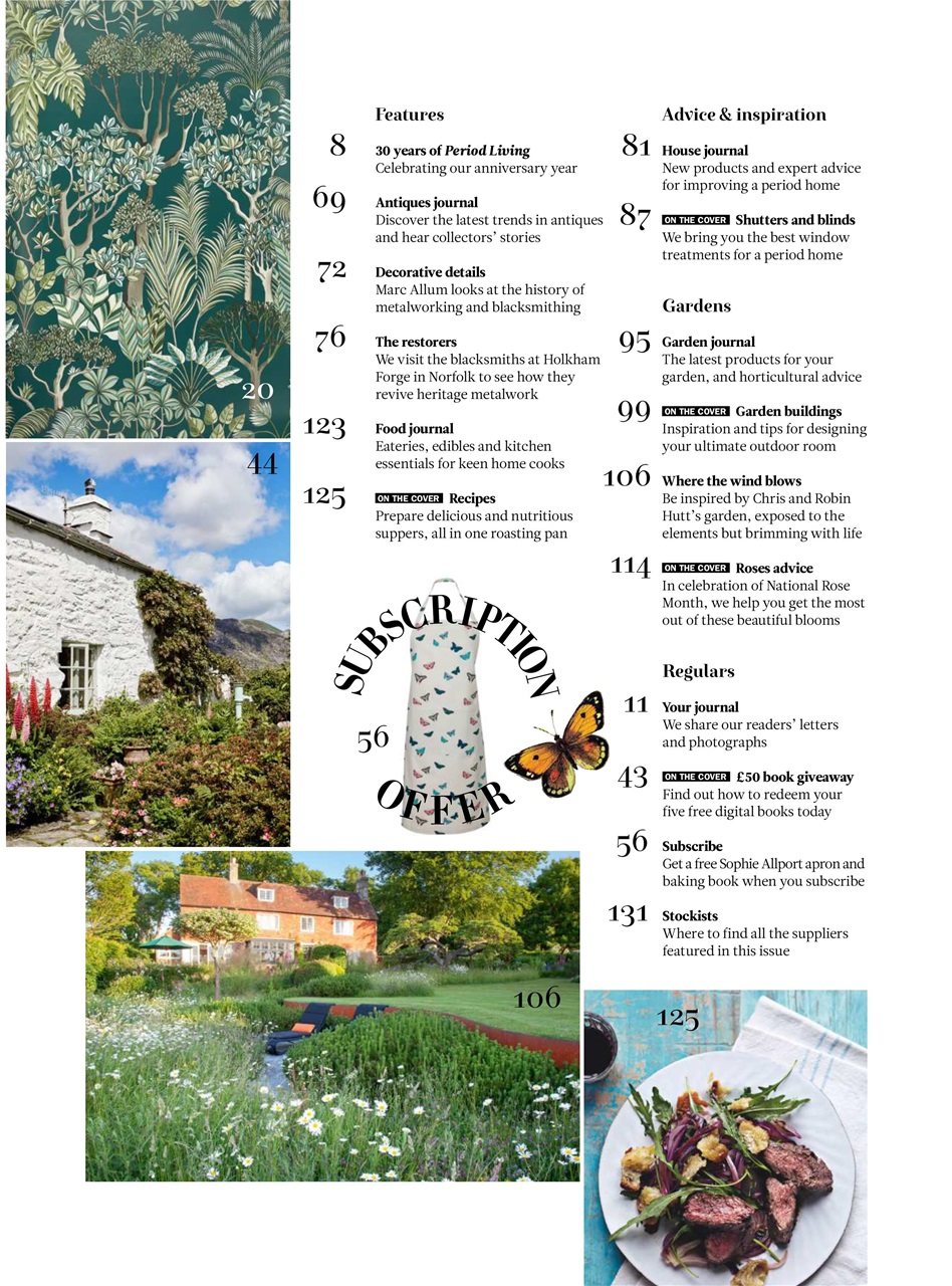 Period Living Magazine Preview Pages