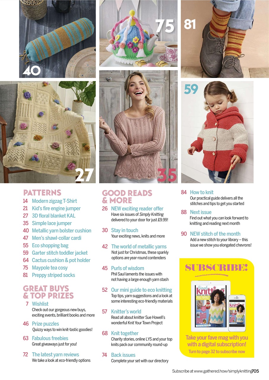 Simply Knitting Preview Pages