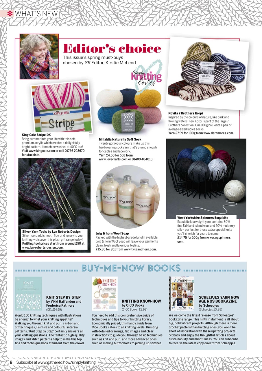 Simply Knitting Preview Pages