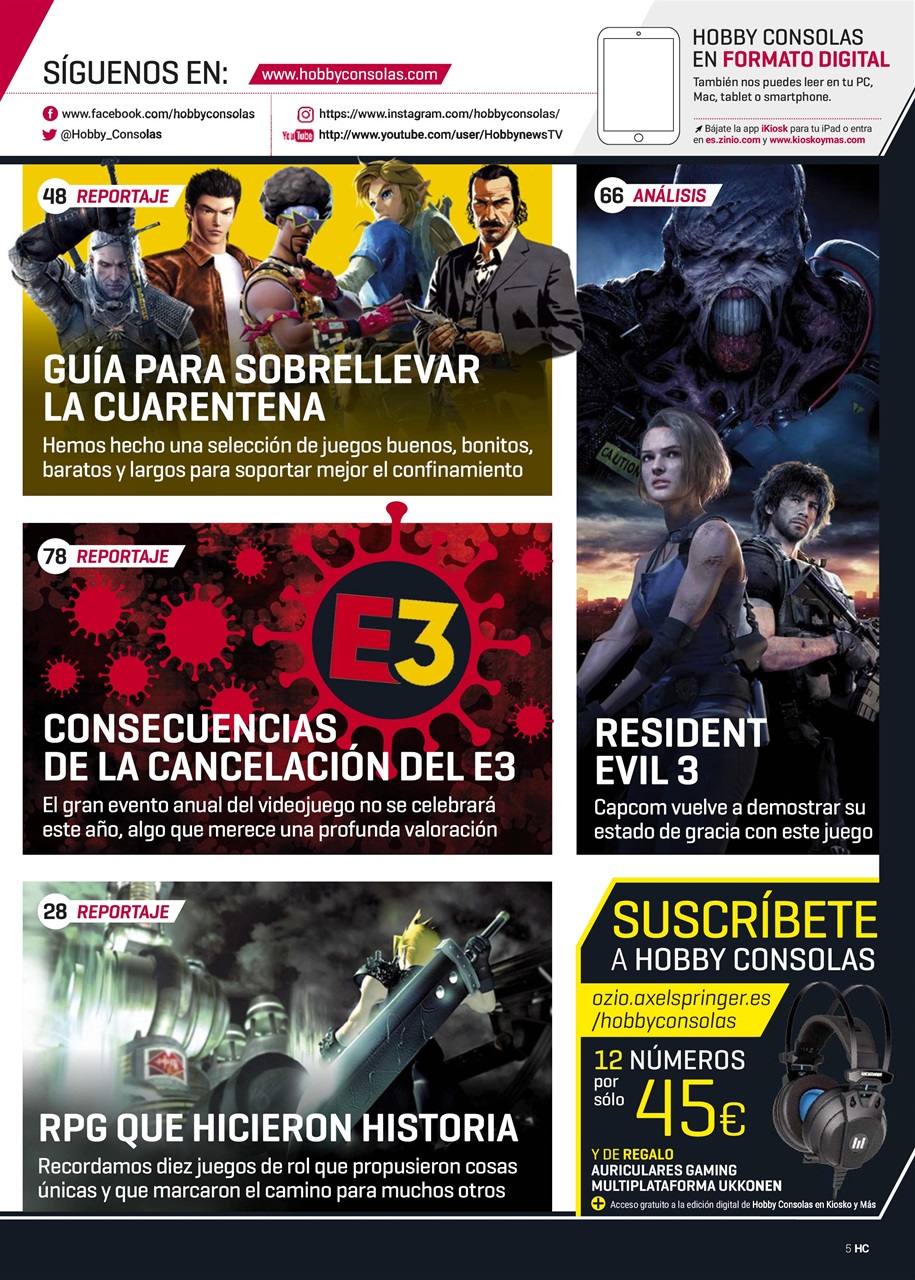 Hobby Consolas Preview Pages