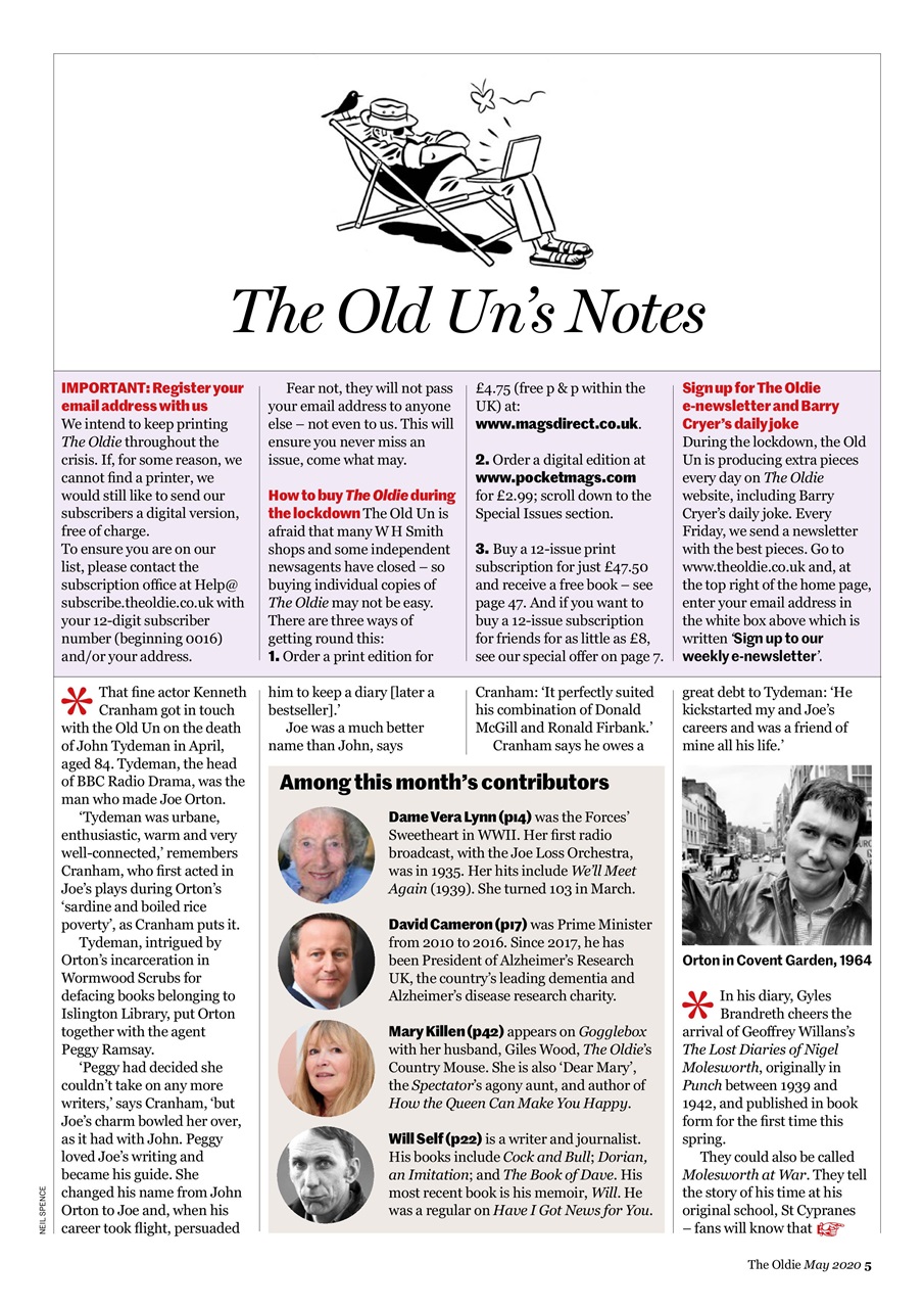 The Oldie Preview Pages