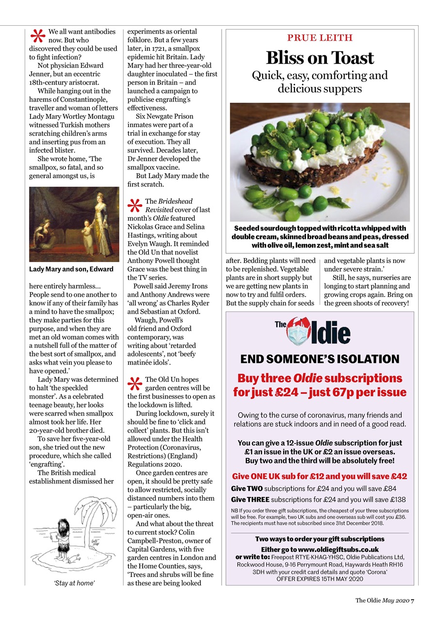 The Oldie Preview Pages