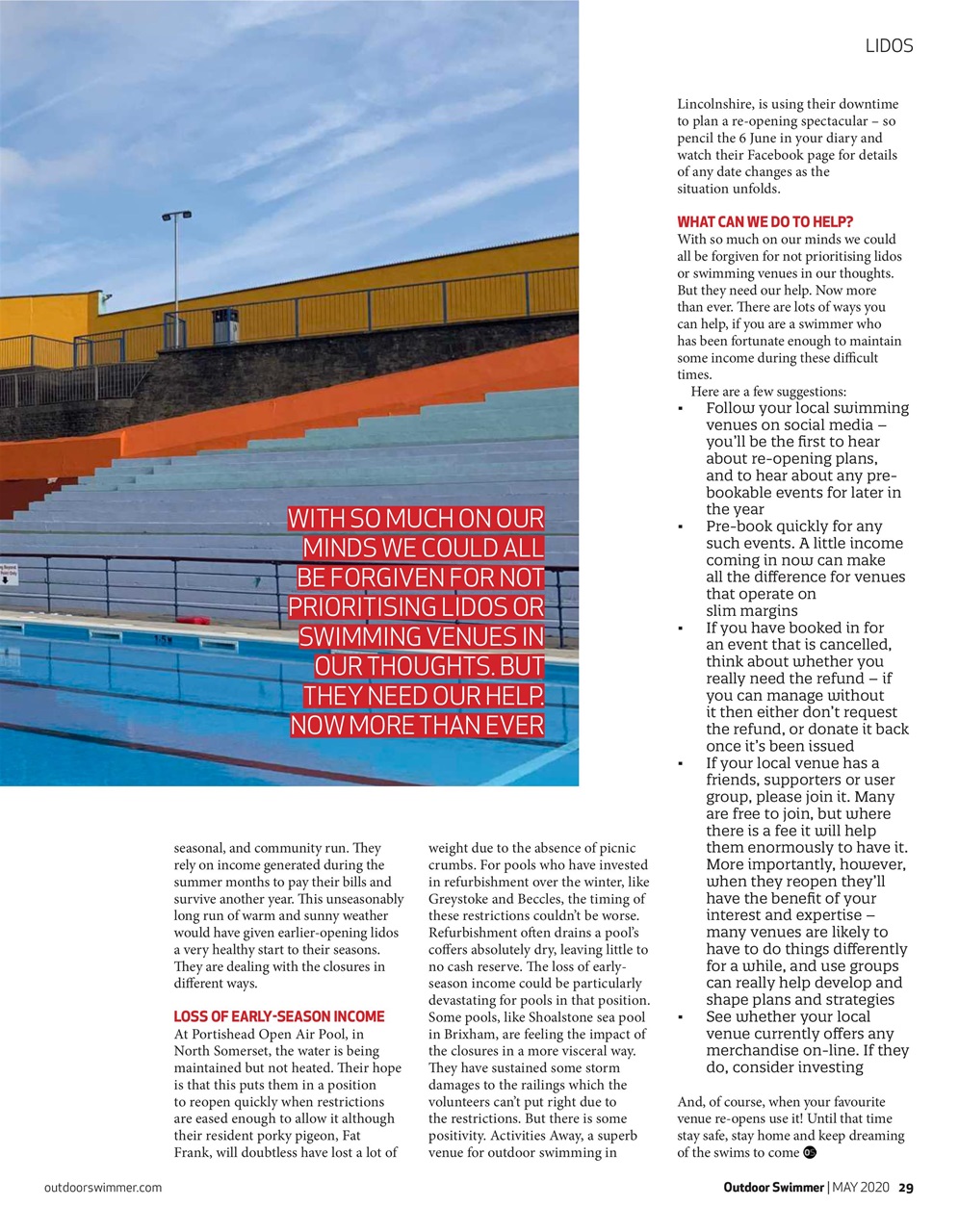 Outdoor Swimmer Preview Pages