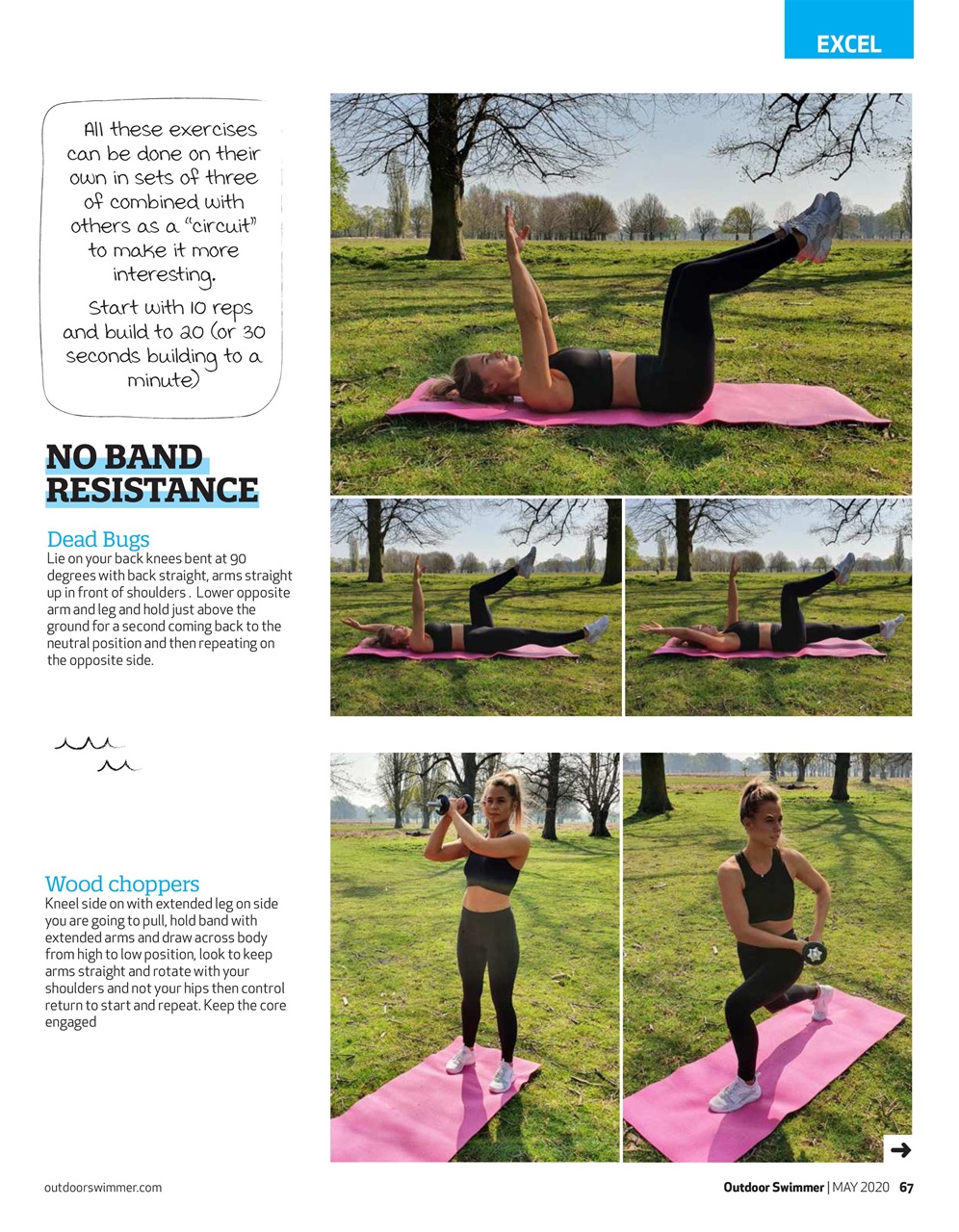 Outdoor Swimmer Preview Pages