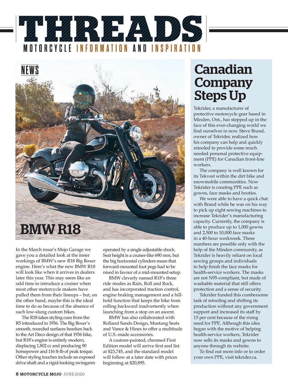 Motorcycle Mojo Preview Pages
