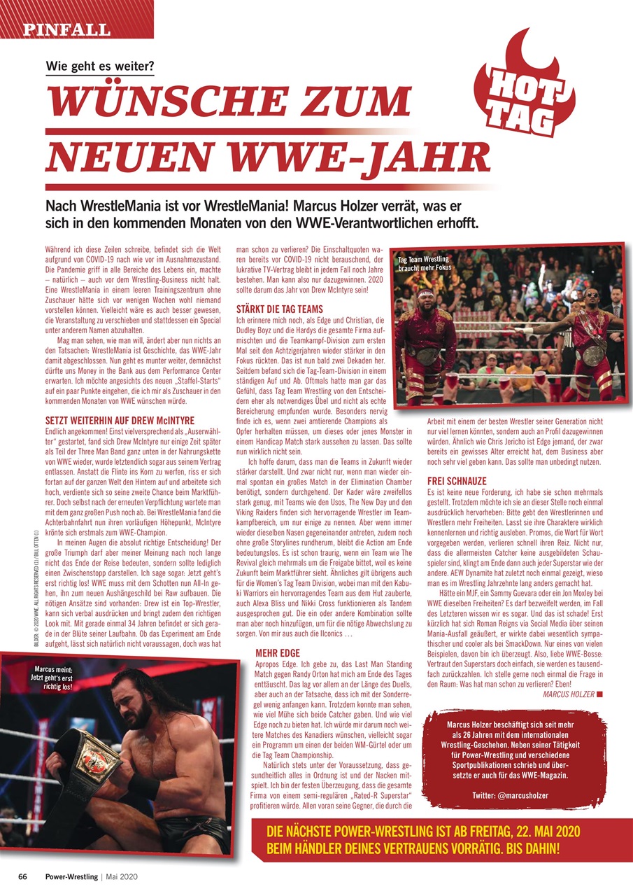 Power-Wrestling Preview Pages