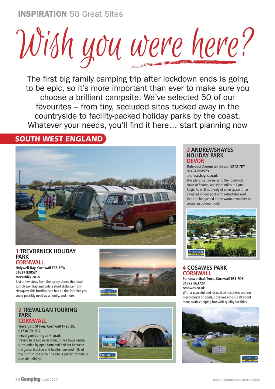 Camping Preview Pages