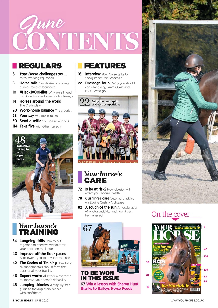 Your Horse Preview Pages