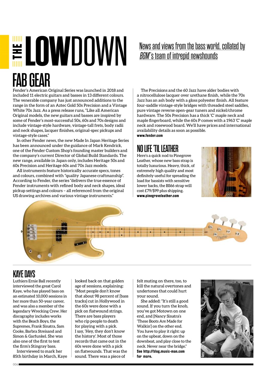 Bass Player UK Preview Pages