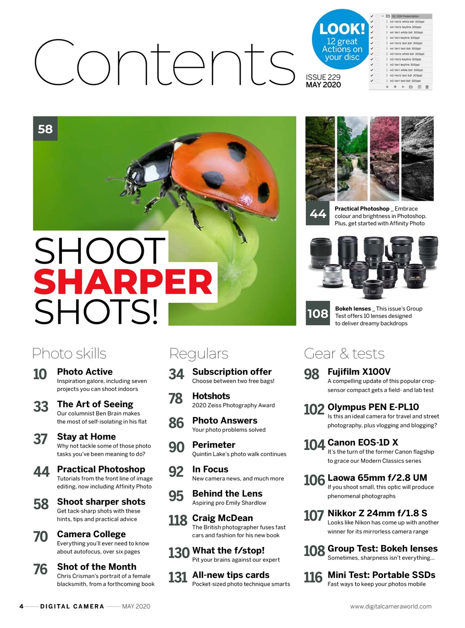 Digital Camera Magazine Preview Pages