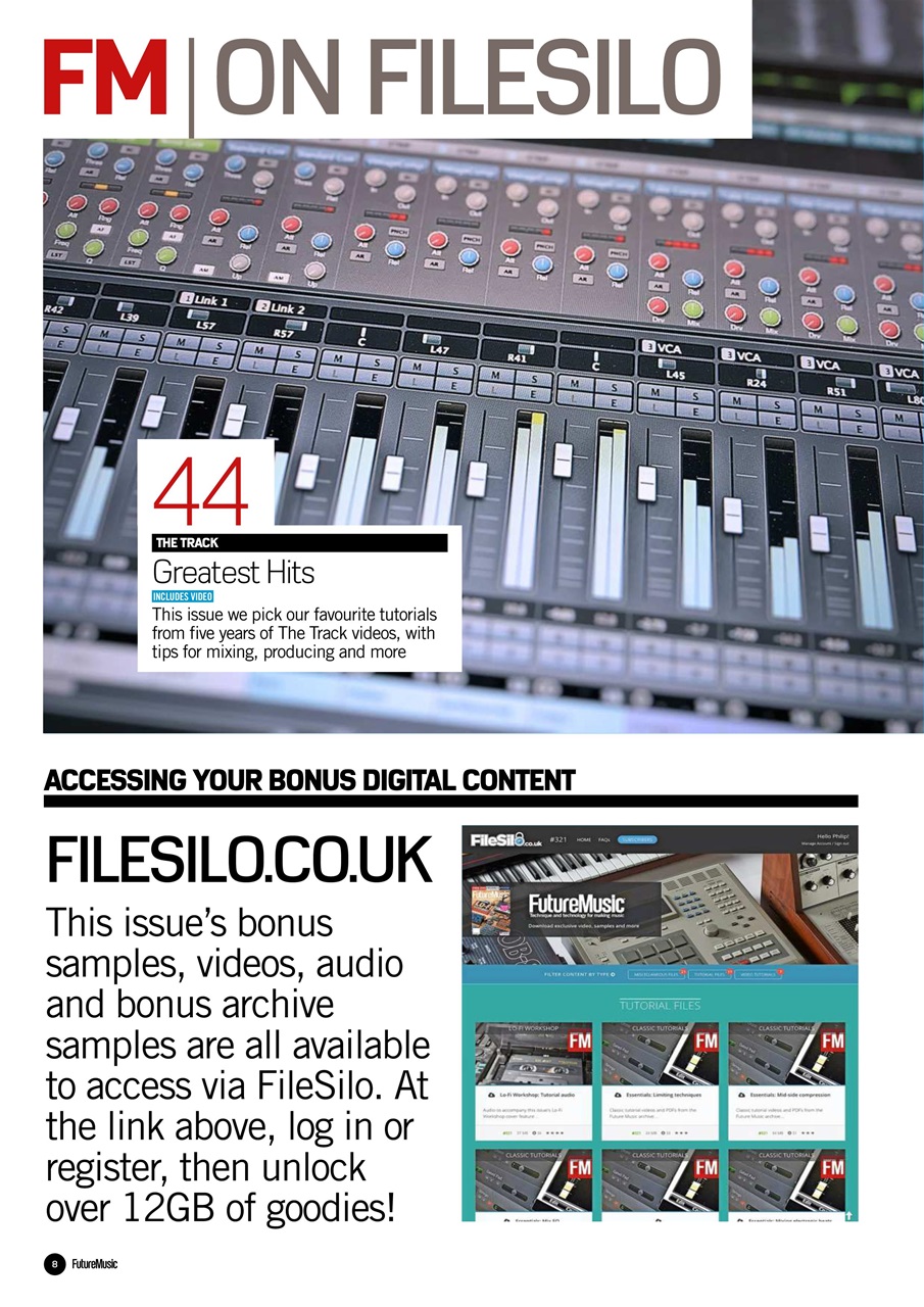 Future Music Preview Pages