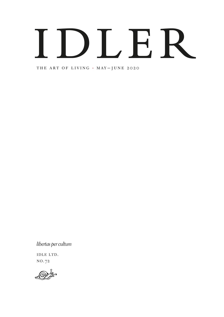 The Idler Magazine Preview Pages