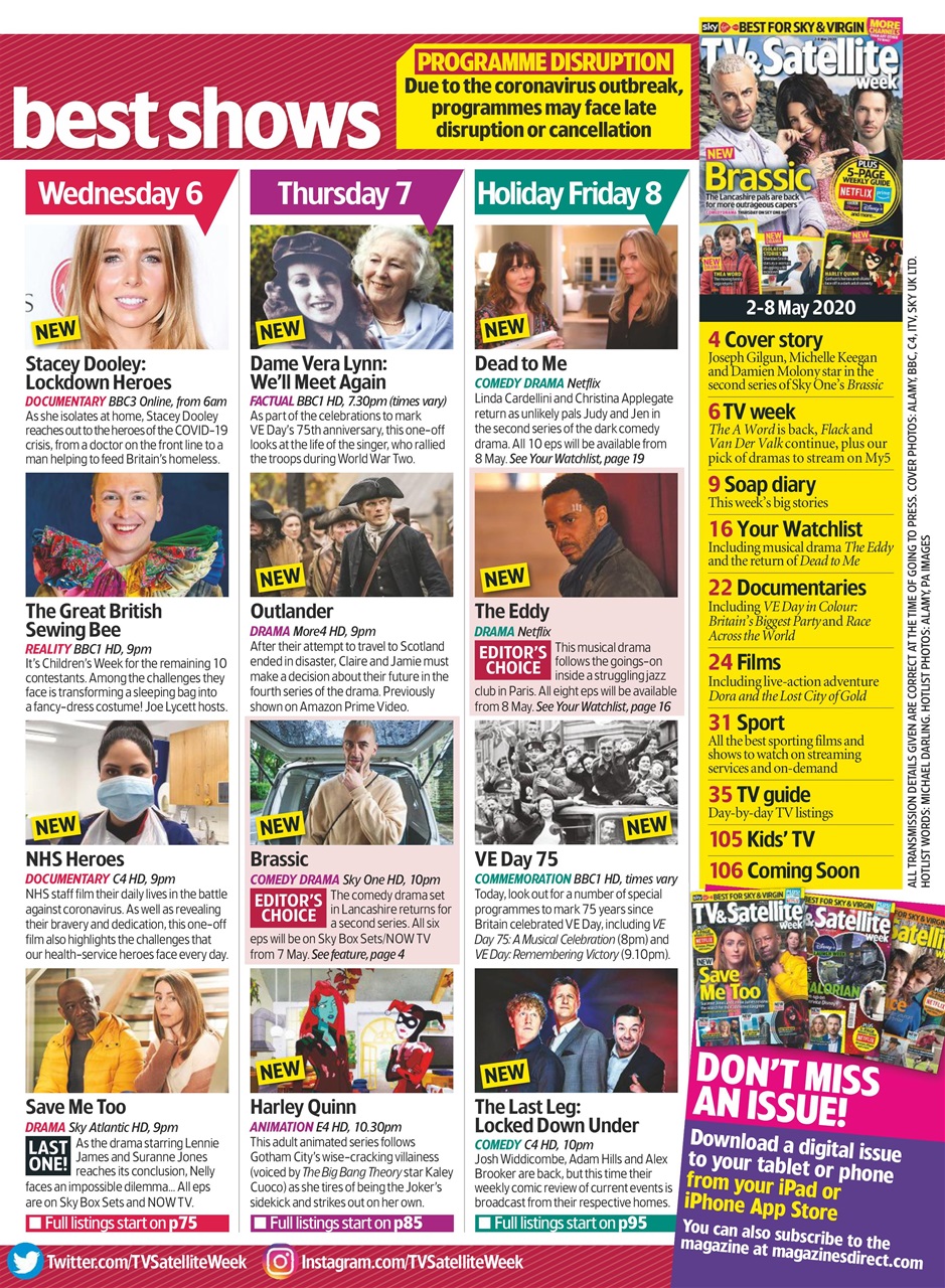 TV & Satellite Week Preview Pages
