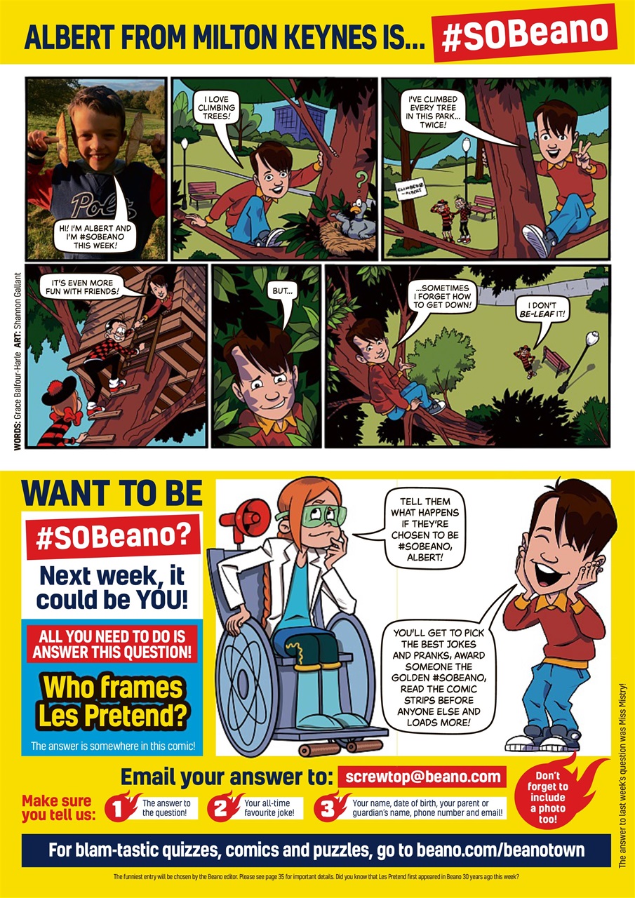 Beano Preview Pages