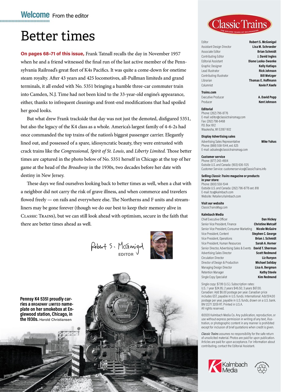 Classic Trains Preview Pages