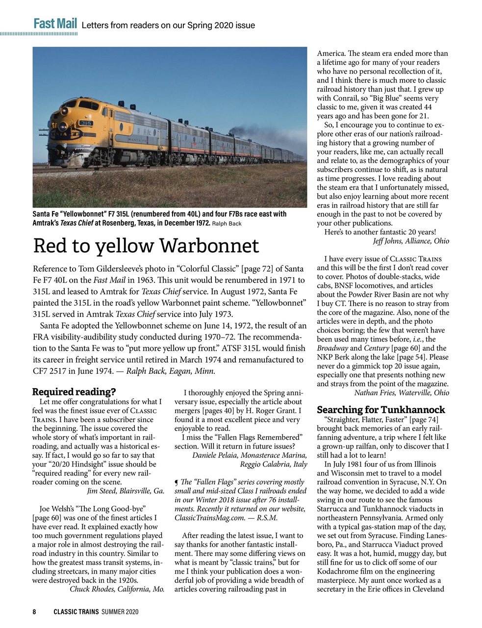Classic Trains Preview Pages