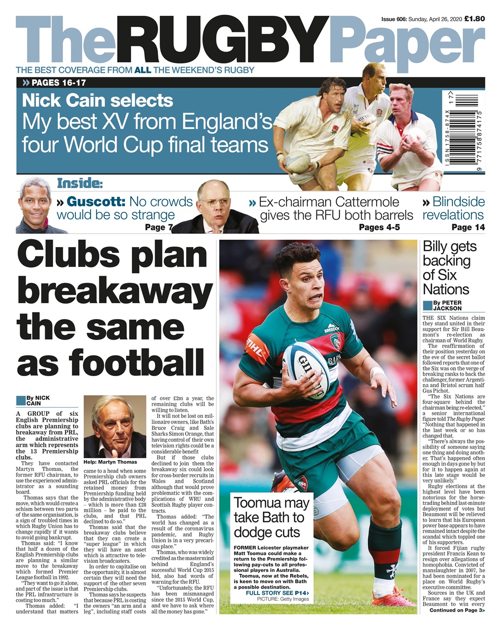 The Rugby Paper Preview Pages