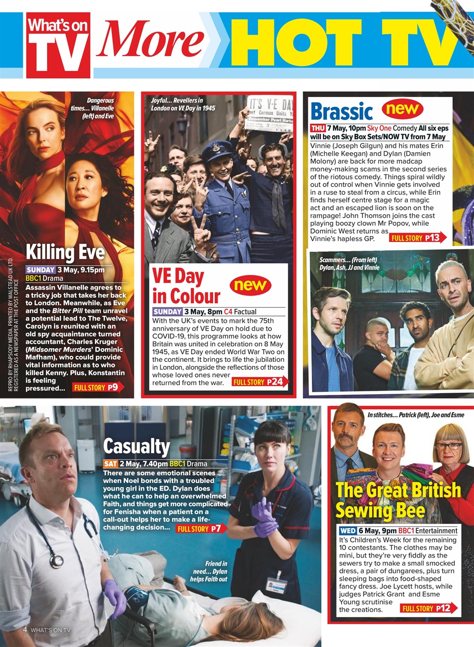 What's on TV Preview Pages