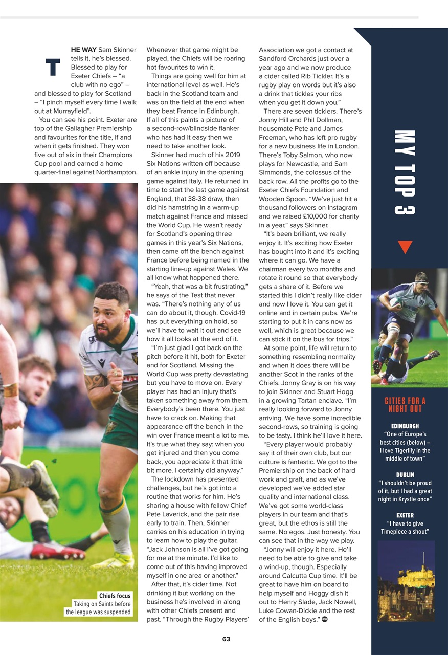 Rugby World Preview Pages