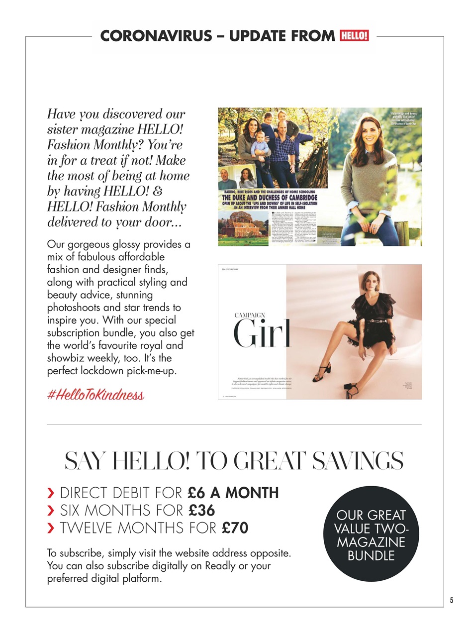 Hello! Magazine Preview Pages