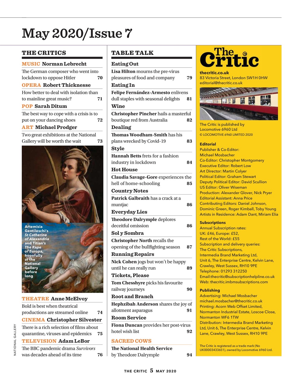 The Critic Preview Pages