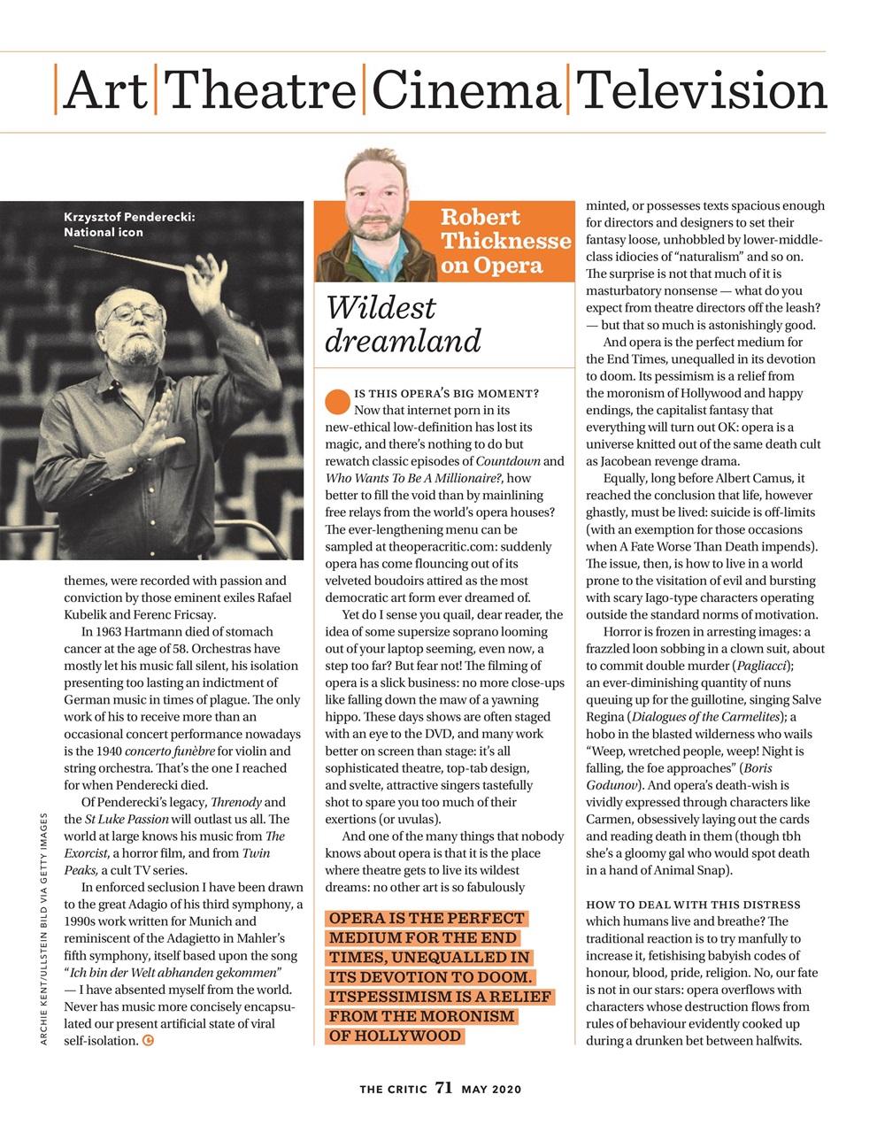 The Critic Preview Pages