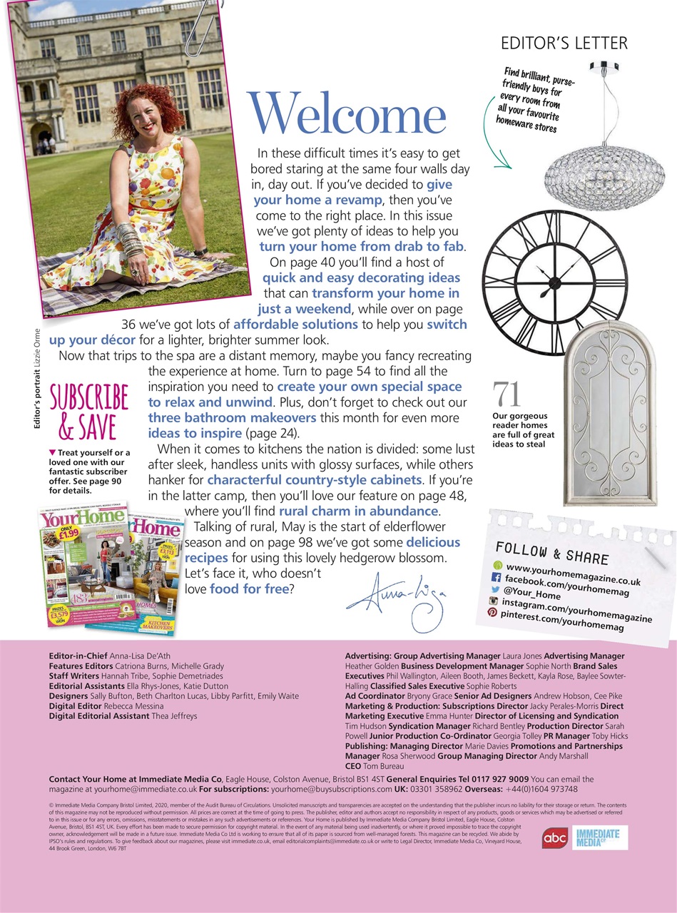 Your Home Magazine Preview Pages