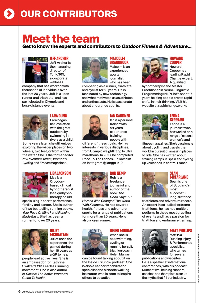 Outdoor Fitness & Adventure Preview Pages