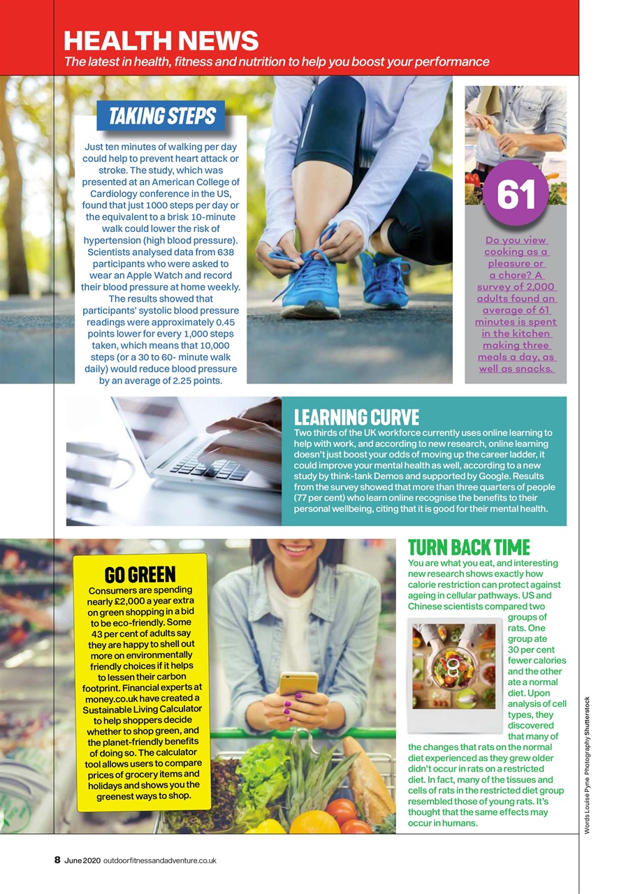 Outdoor Fitness & Adventure Preview Pages