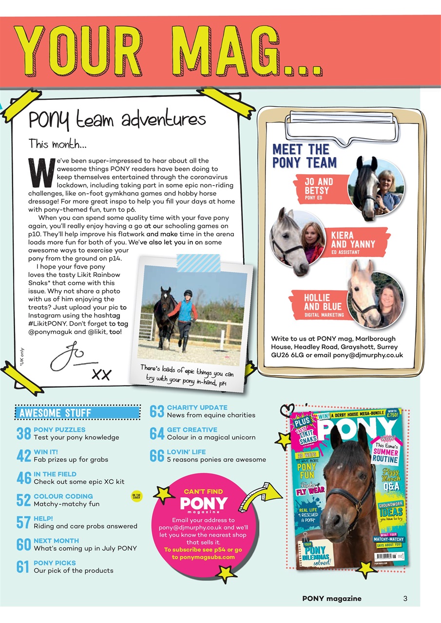 Pony Magazine Preview Pages