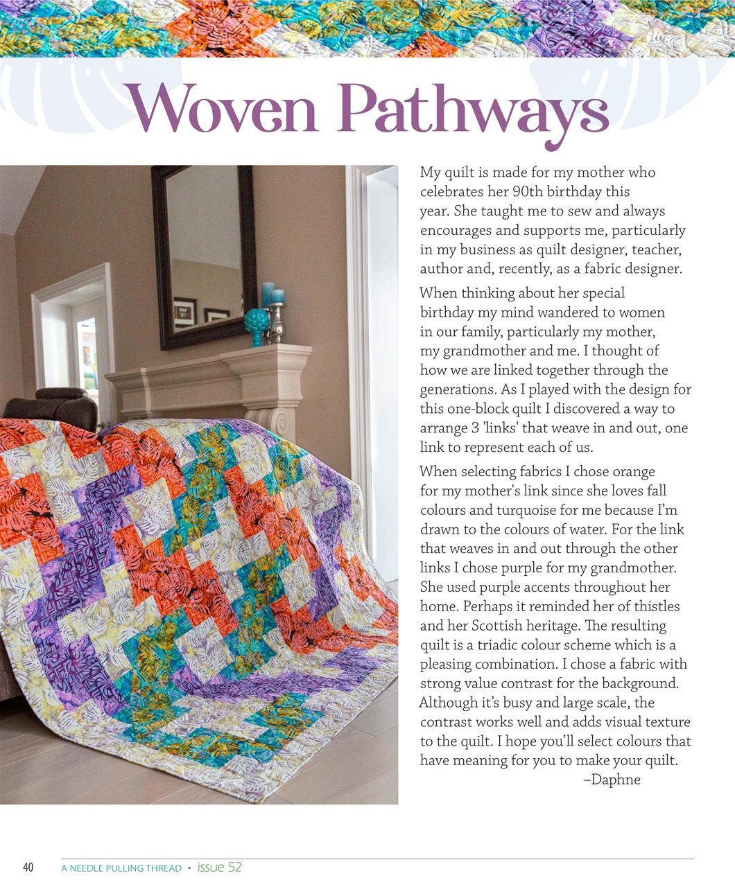 A Needle Pulling Thread Preview Pages