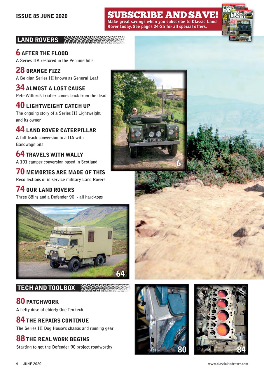 Classic Land Rover Magazine Preview Pages