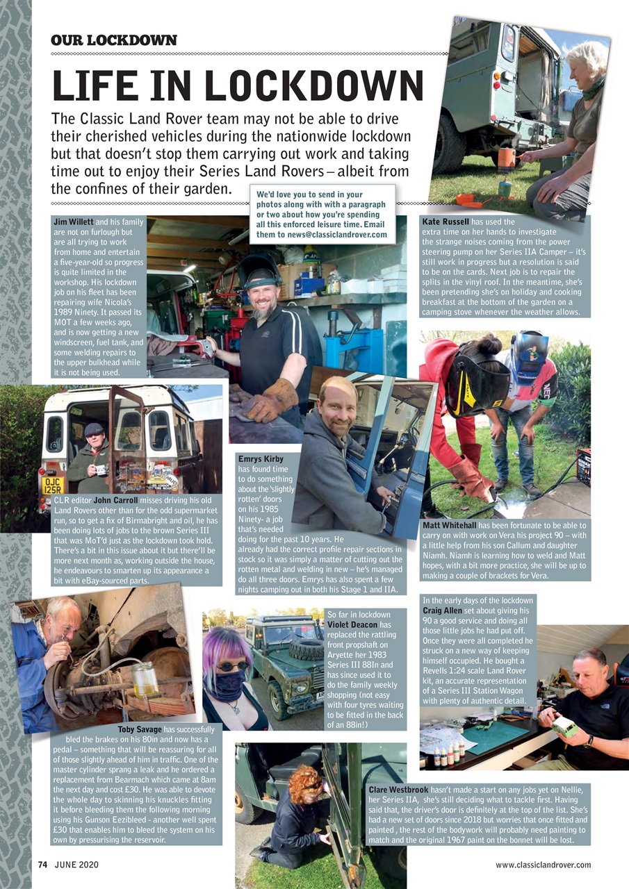 Classic Land Rover Magazine Preview Pages