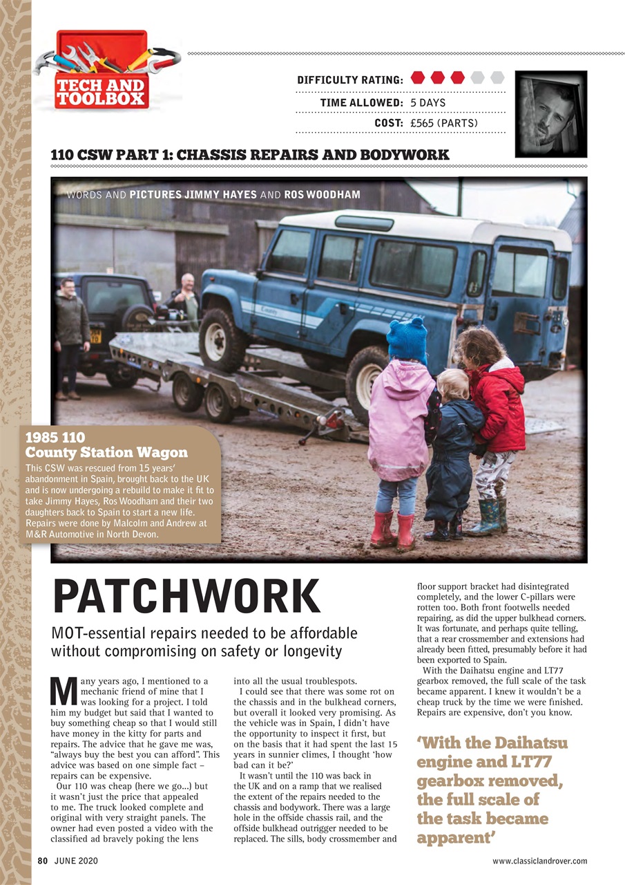 Classic Land Rover Magazine Preview Pages