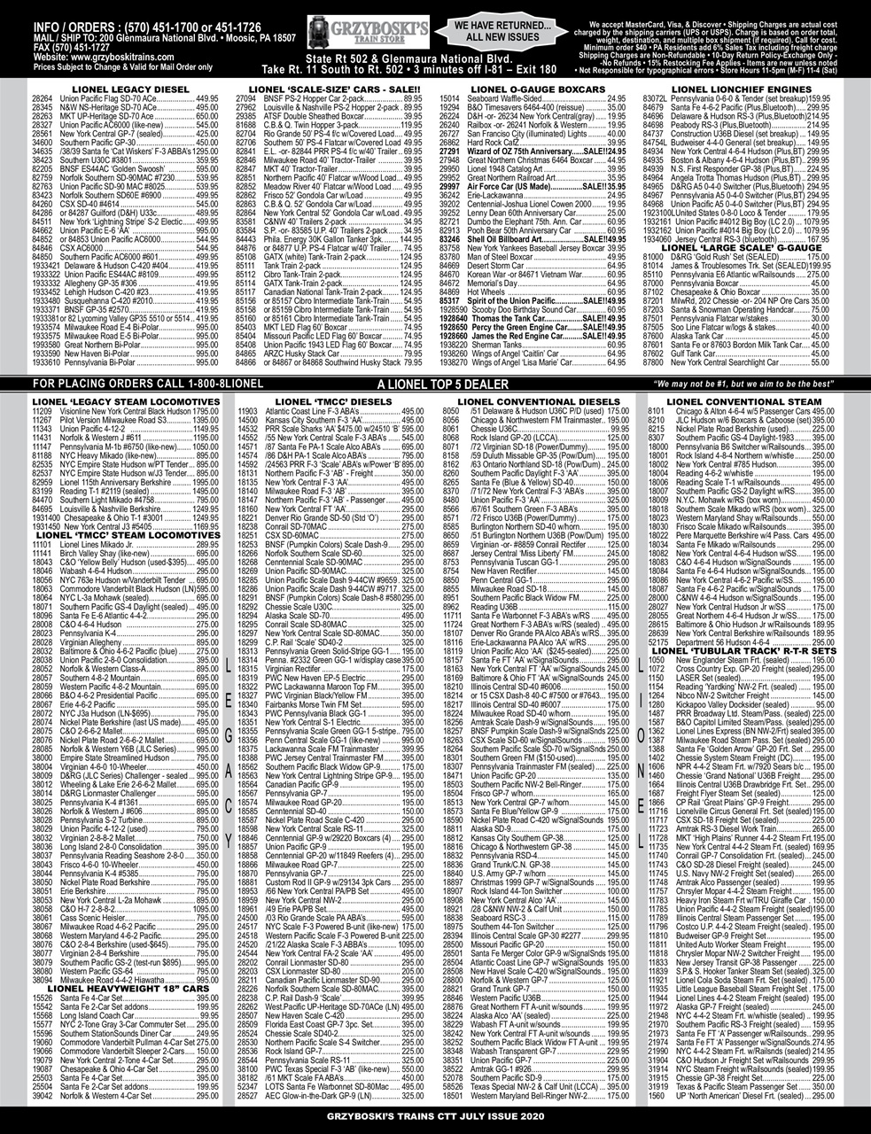 Classic Toy Trains Preview Pages