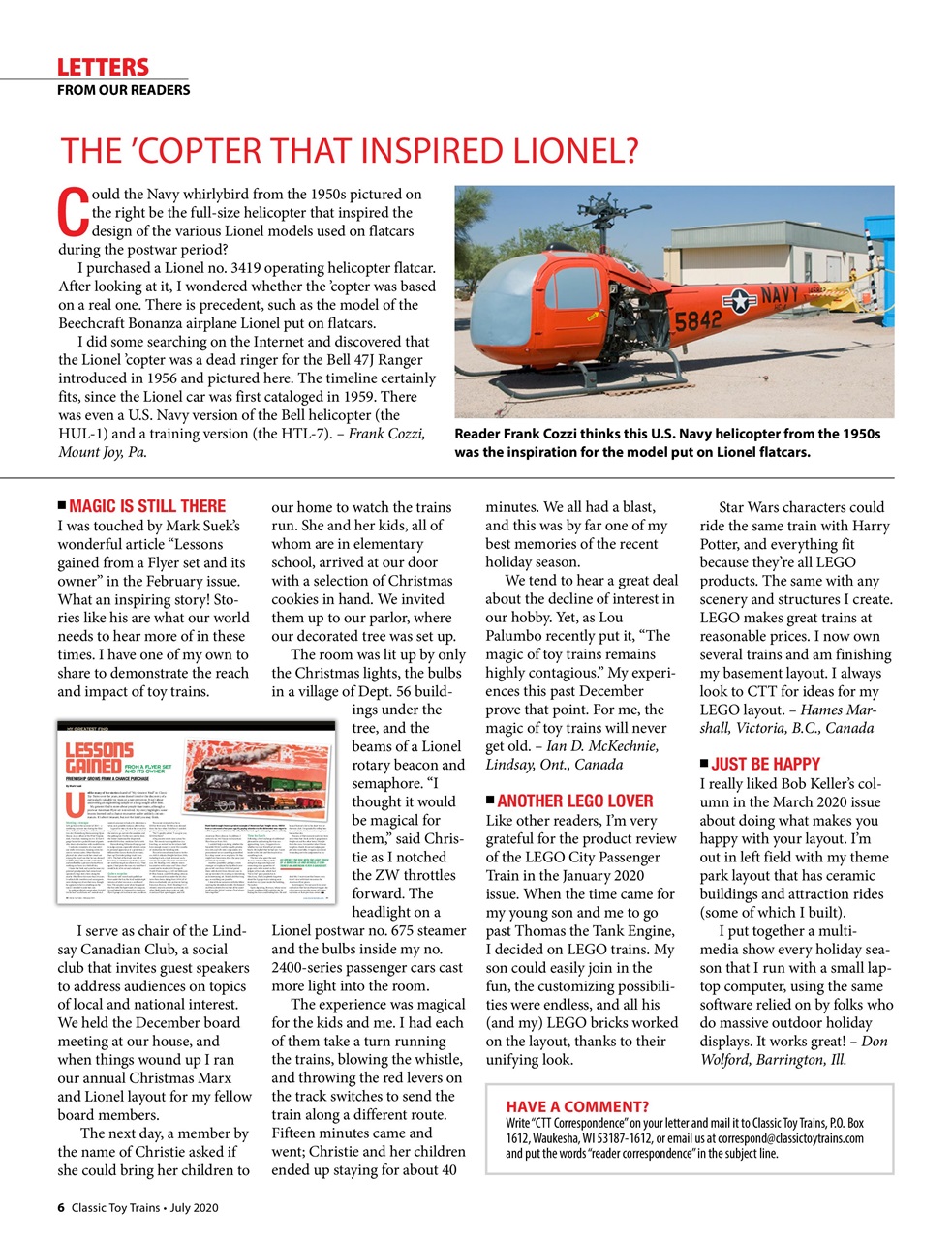 Classic Toy Trains Preview Pages