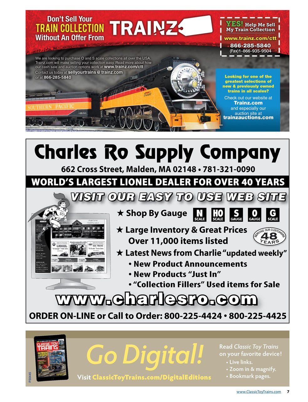 Classic Toy Trains Preview Pages