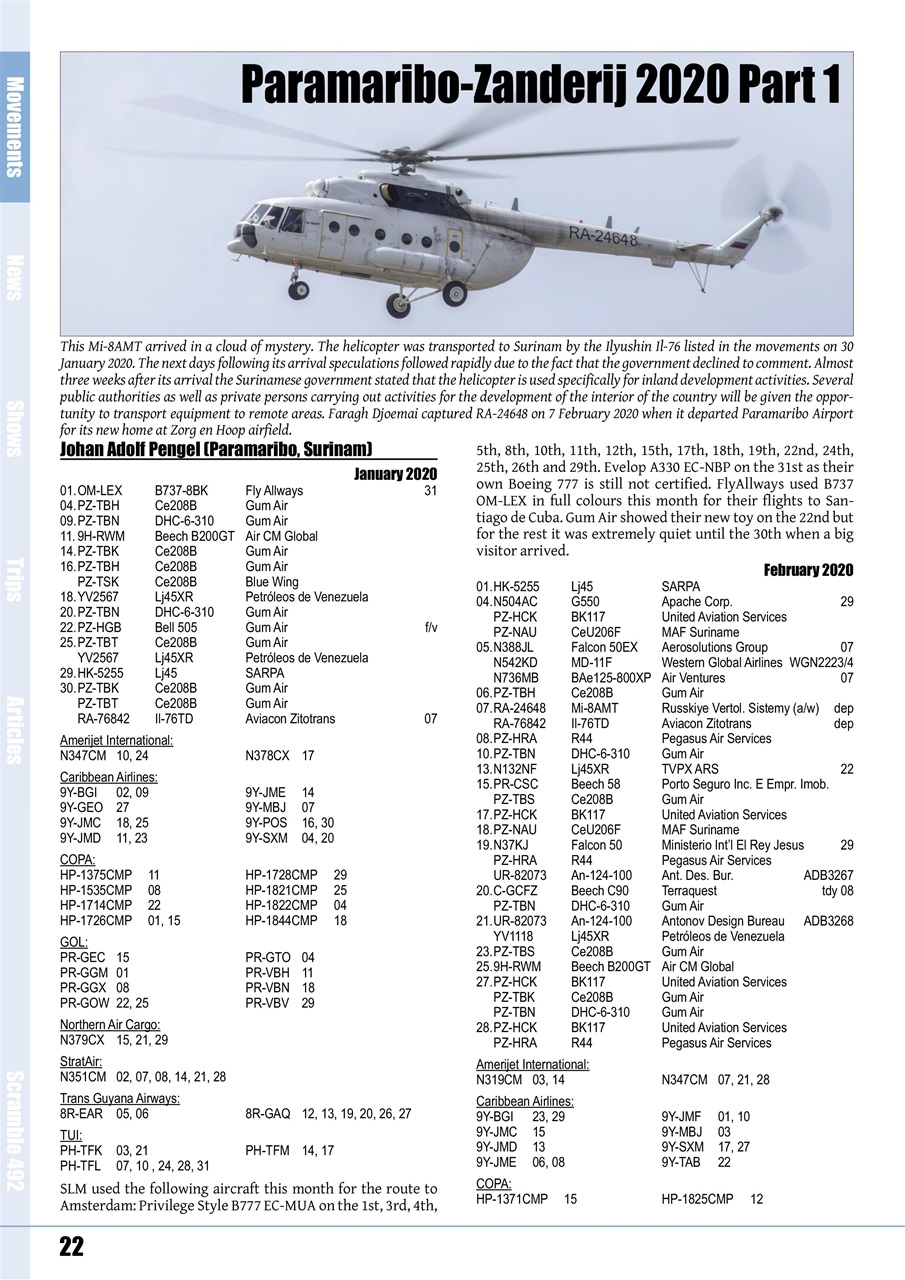 Scramble Magazine Preview Pages