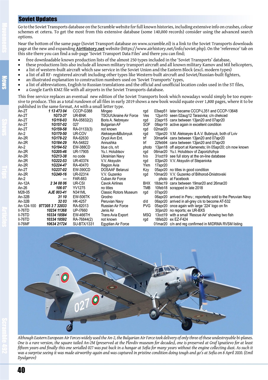 Scramble Magazine Preview Pages